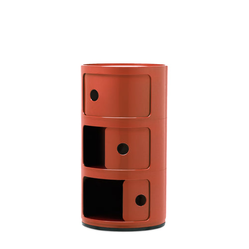 COMPONIBILE 3 ELEMENTI ARANCIO LUCIDO	