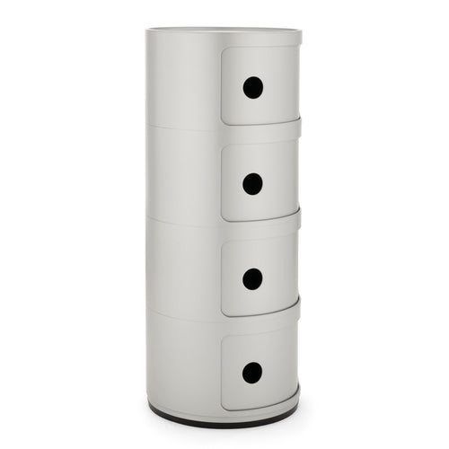 COMPONIBILE 4 ELEMENTI SILVER OPACO