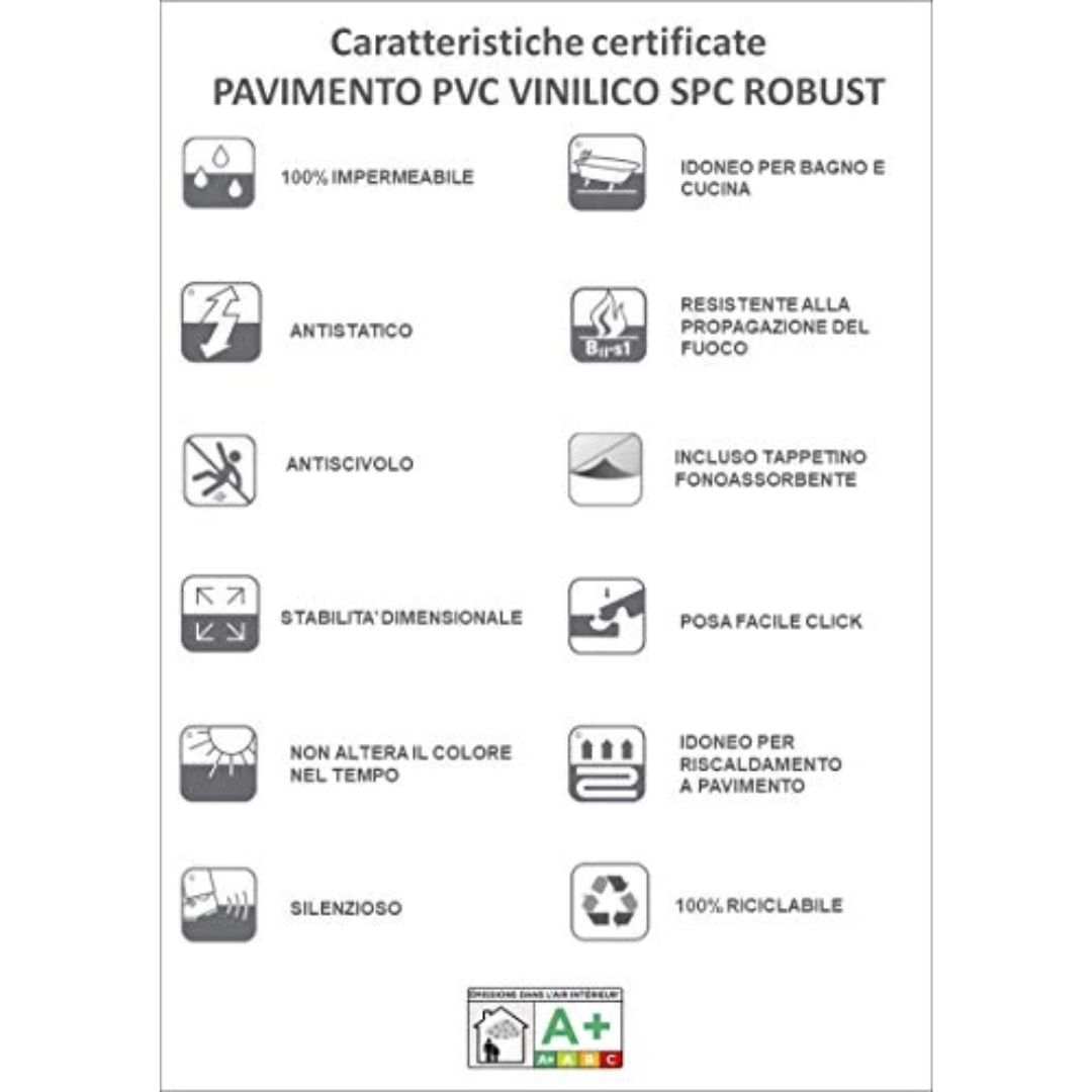 PAVIMENTO LAMINATO ROBUSTO ROVERE ANTICO - CONF. DA 1,293 MQ