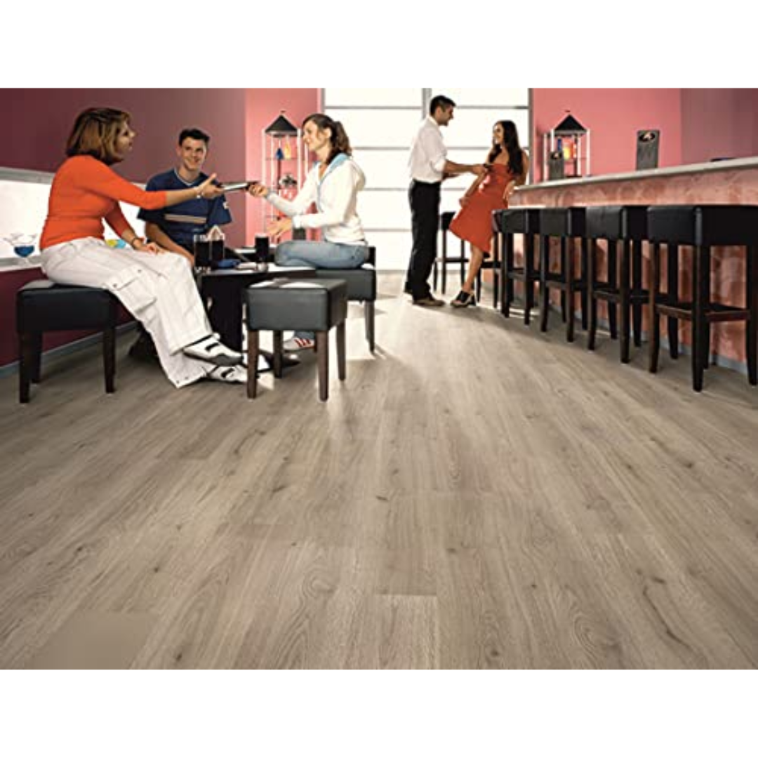 PAVIMENTO LAMINATO STANDARD ROVERE BEIGE NIAGARA - CONF. DA 2,390 MQ