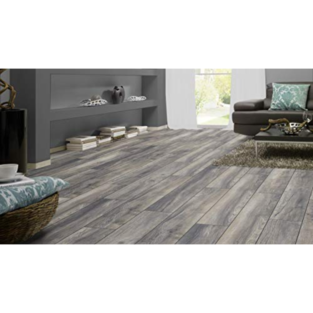 PAVIMENTO LAMINATO AMAZONE ROVERE ANTICO GRIGIO - CONF. DA 1,300 MQ