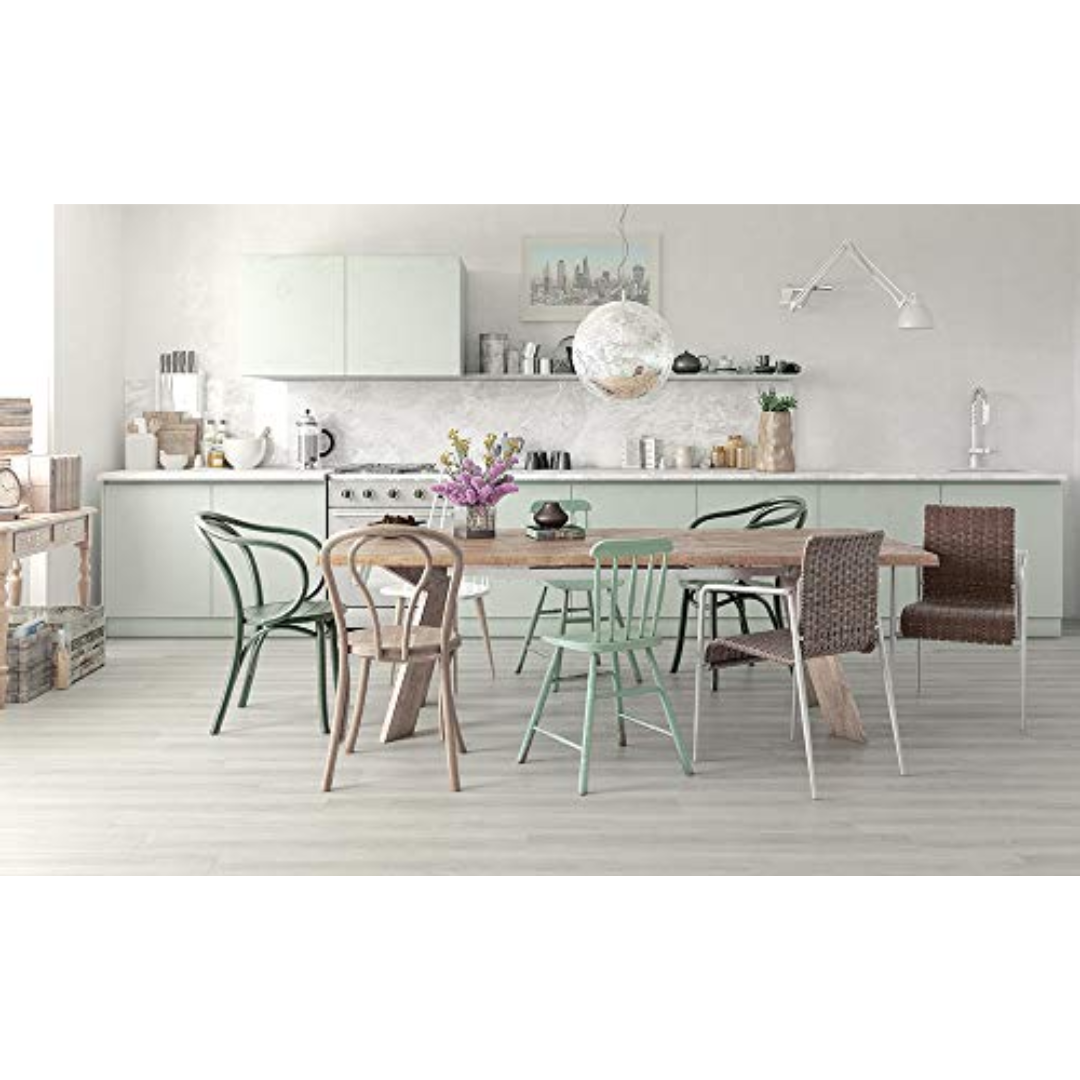 PAVIMENTO VINILICO SPC ROBUST ROVERE BIANCO DAVOS 5 MM - CONF. DA 2,208 MQ