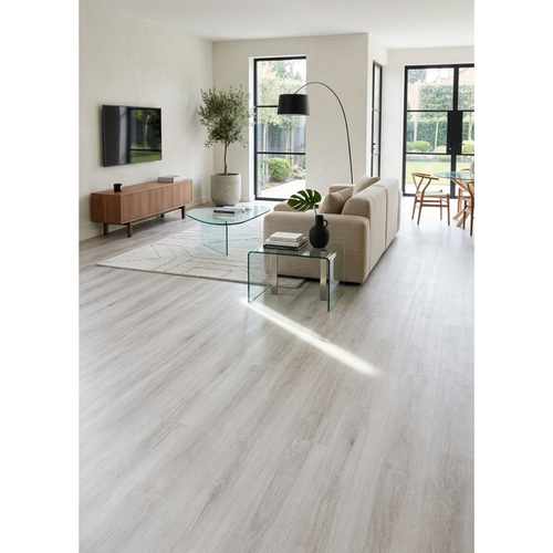 PAVIMENTO VINILICO SPC ROBUST ROVERE BIANCO DAVOS 5 MM - CONF. DA 2,208 MQ