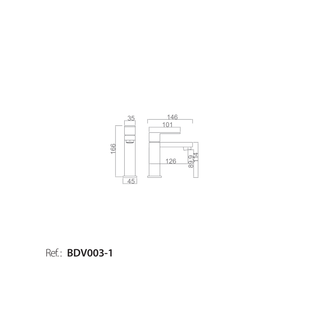 VALENCIA MIX LAVABO CROMO