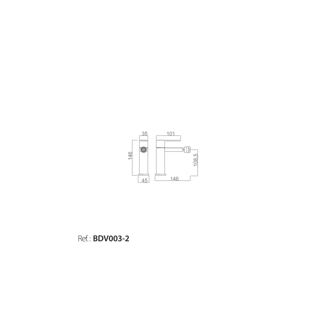 VALENCIA MIX BIDET CROMO