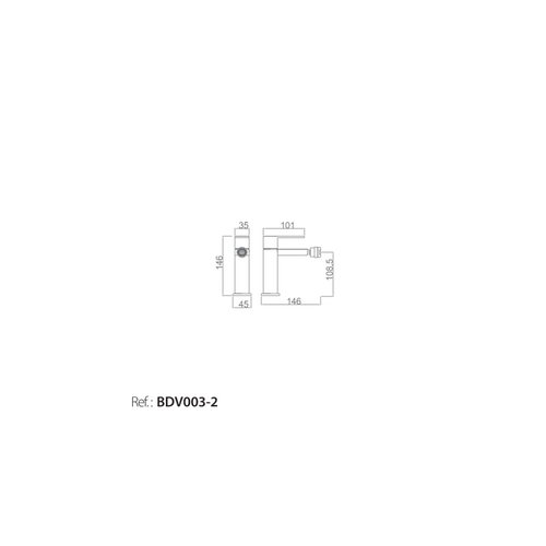 VALENCIA MIX BIDET CROMO