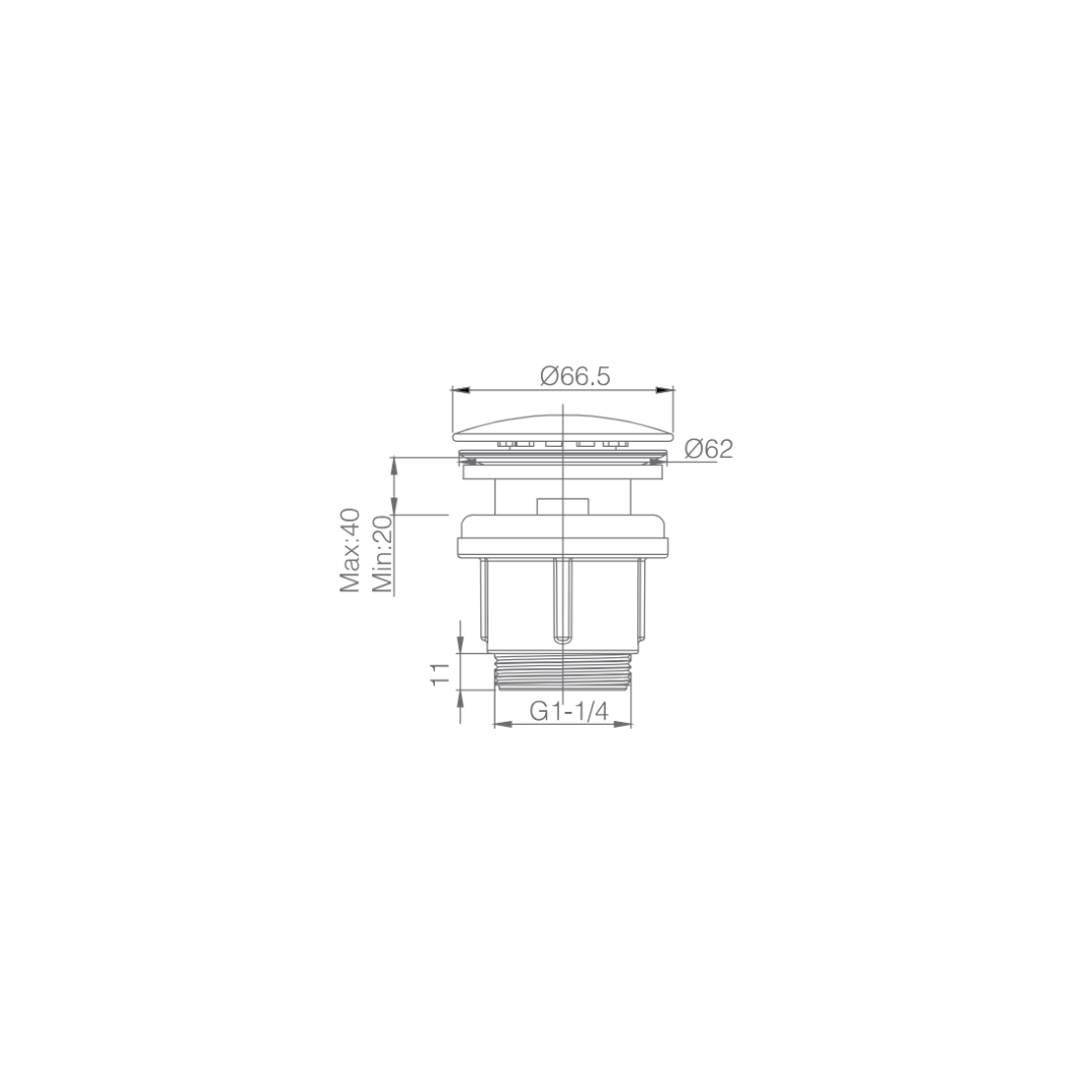 PILETTA CLICK CLACK CROMO