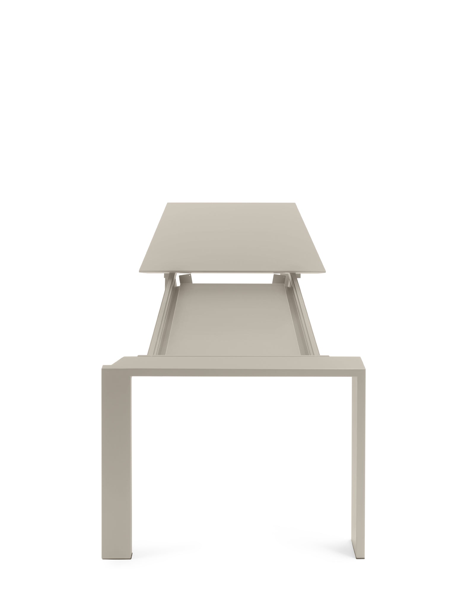 FOUR EXTENDABLE 160+50+50x90 BEIGE
