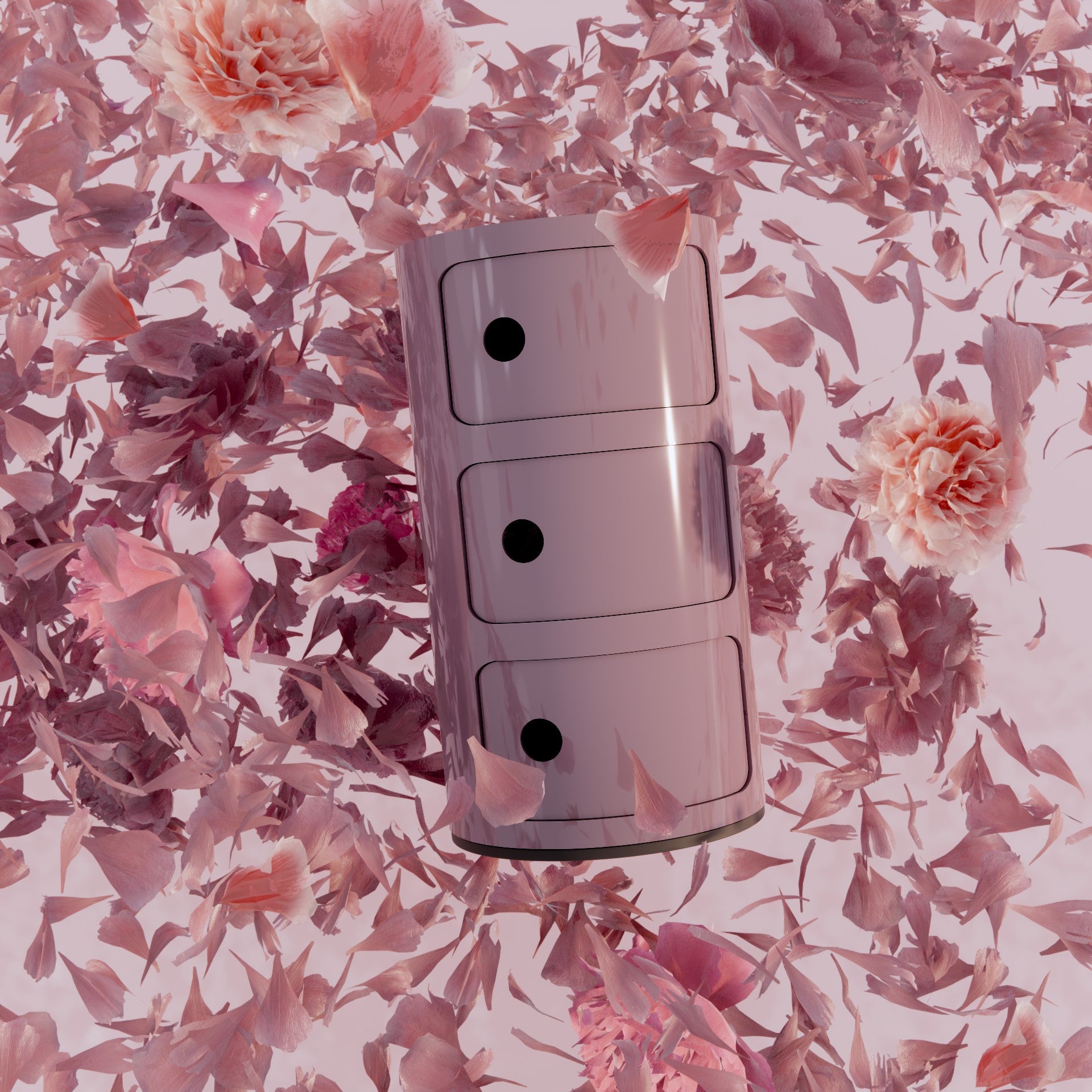 COMPONIBILE 2 ELEMENTI MALVA LUCIDO