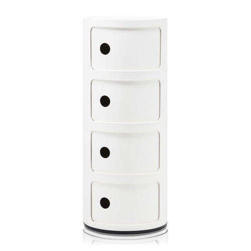 COMPONIBILE 4 ELEMENTI BIANCO LUCIDO