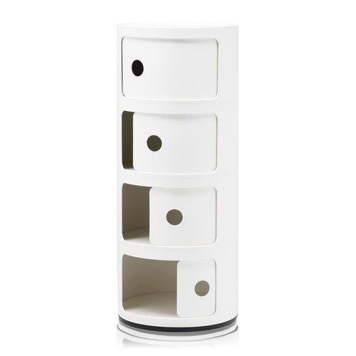 COMPONIBILE 4 ELEMENTI BIANCO LUCIDO