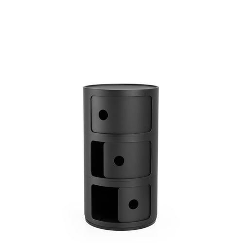 COMPONIBILE 3 ELEMENTI MAT NERO