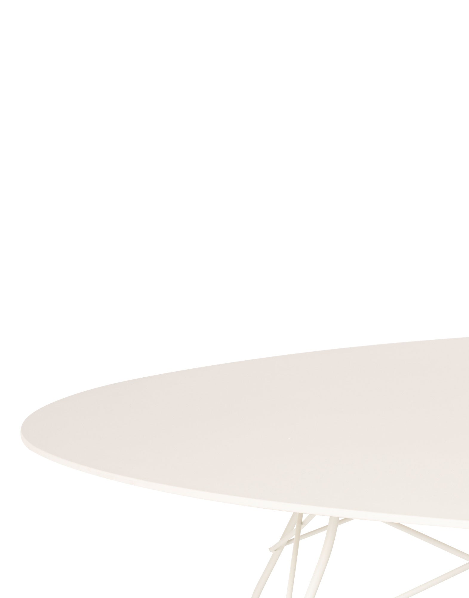 GLOSSY outdoor OVAL - BIANCO/BIANCO