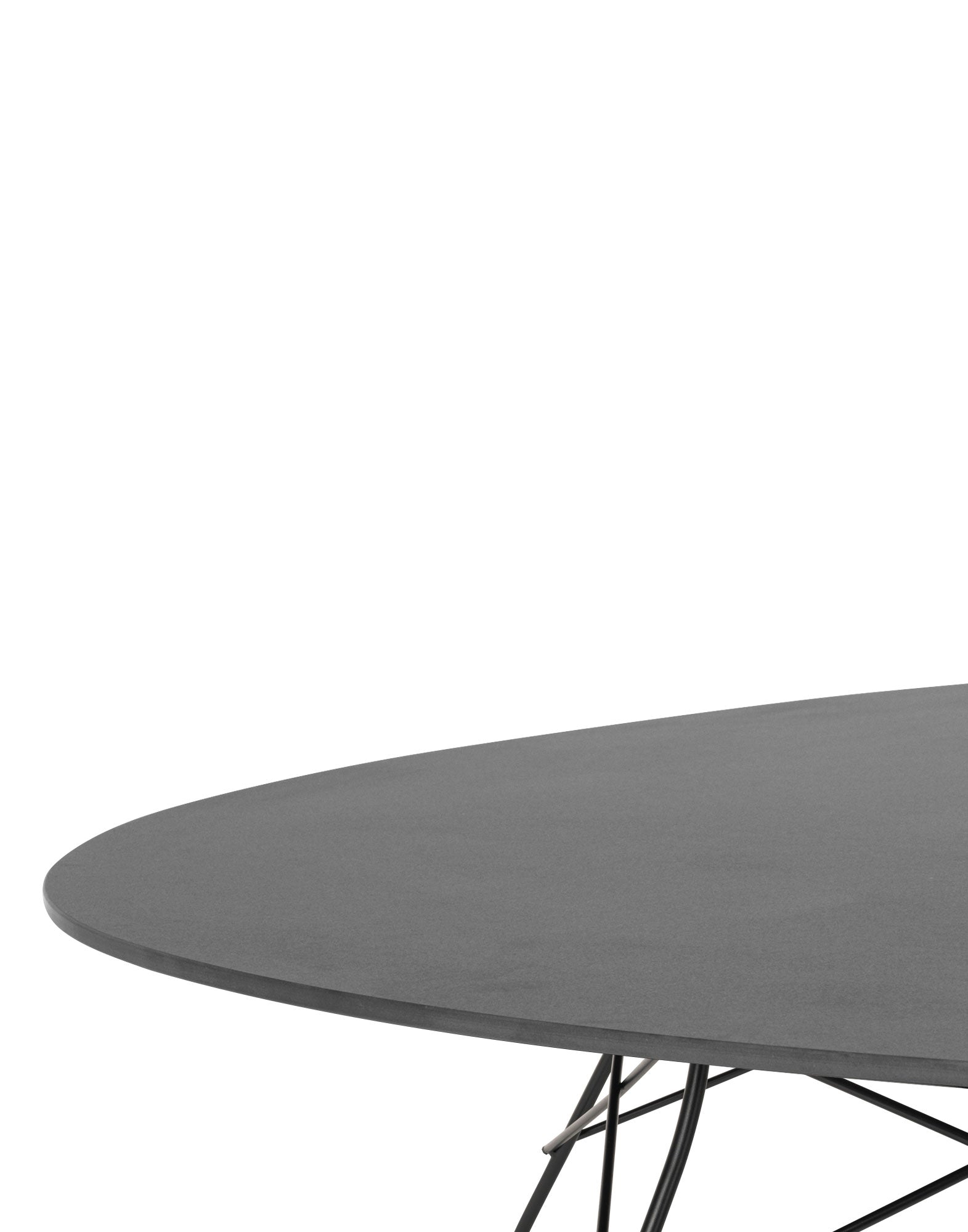 GLOSSY outdoor OVAL - NERO/NERO