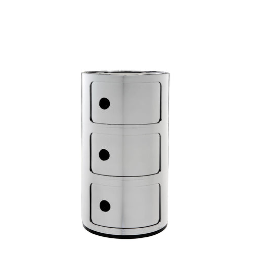 COMPONIBILE 3 ELEMENTI METAL CROMO 