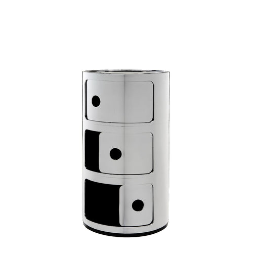 COMPONIBILE 3 ELEMENTI METAL CROMO 