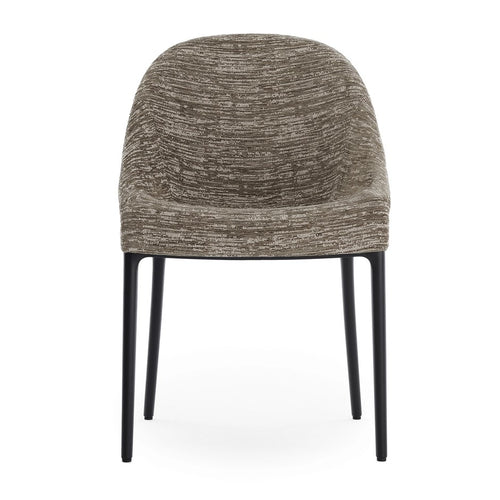 ELEGANZA ELA STRUTTURA NERA - SEDUTA TORTORA