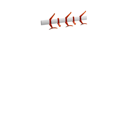 HANGER PARETE CM 60 ALL.LUCIDO