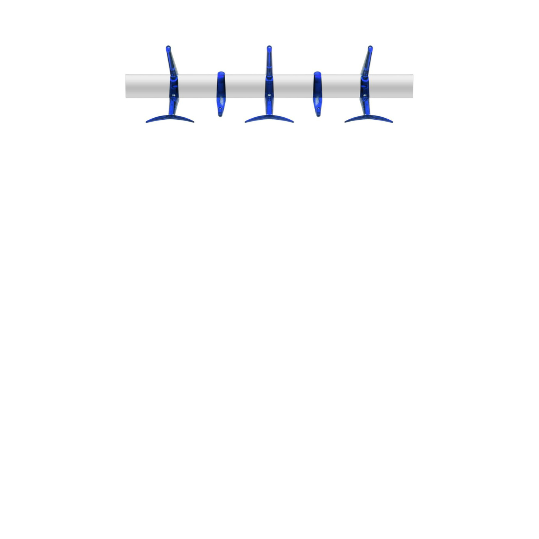 HANGER PARETE CM 60 ALL.LUCIDO