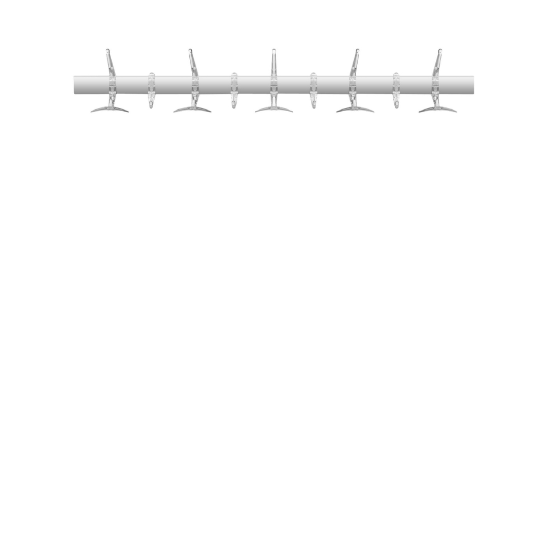 HANGER PARETE CM 90 ALL.LUCIDO