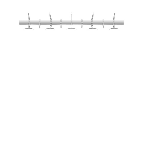 HANGER PARETE CM 90 ALL.LUCIDO