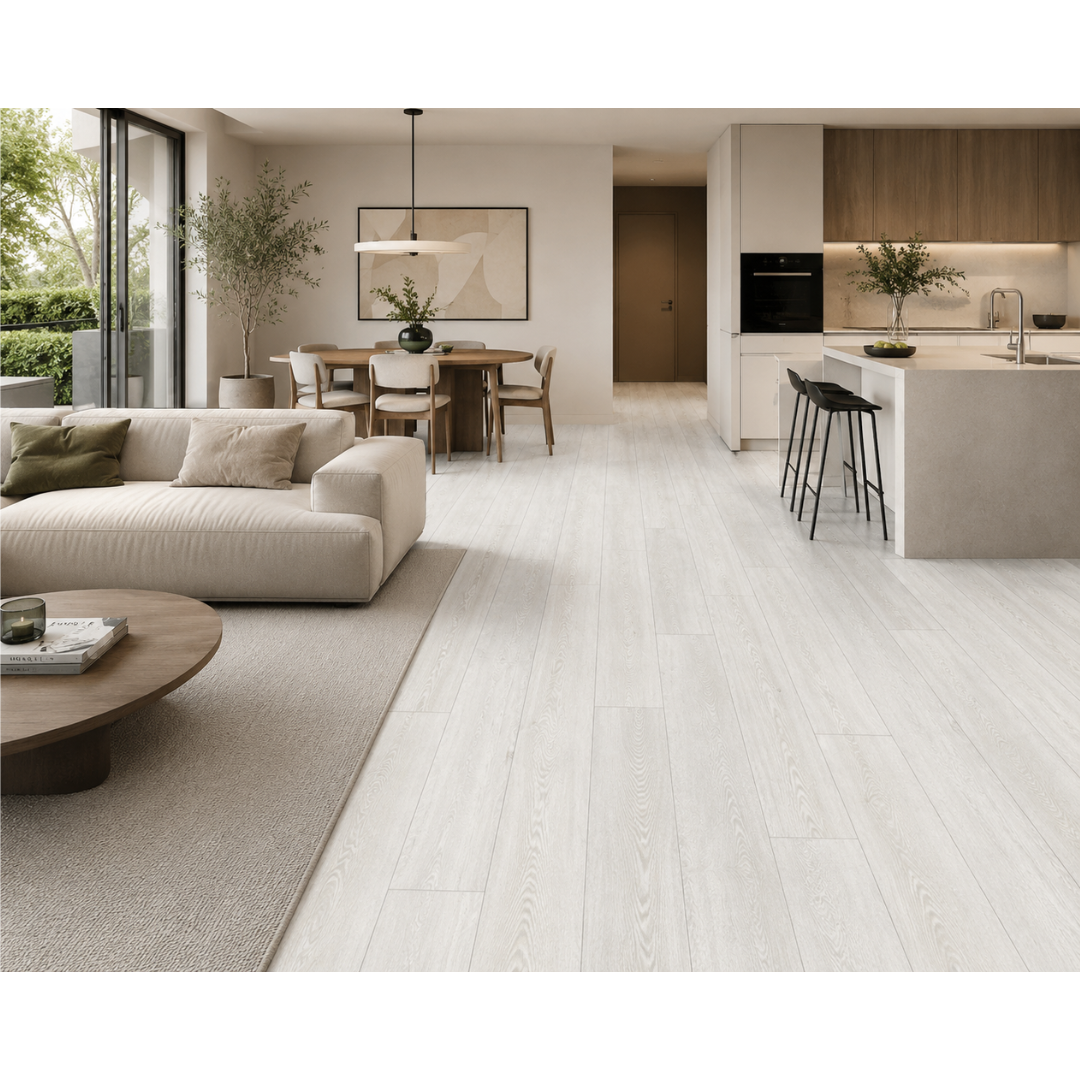 PAVIMENTO VINILICO SPC LIGHT ROVERE BIANCO AVIGNON - CONF. DA 2,208 MQ