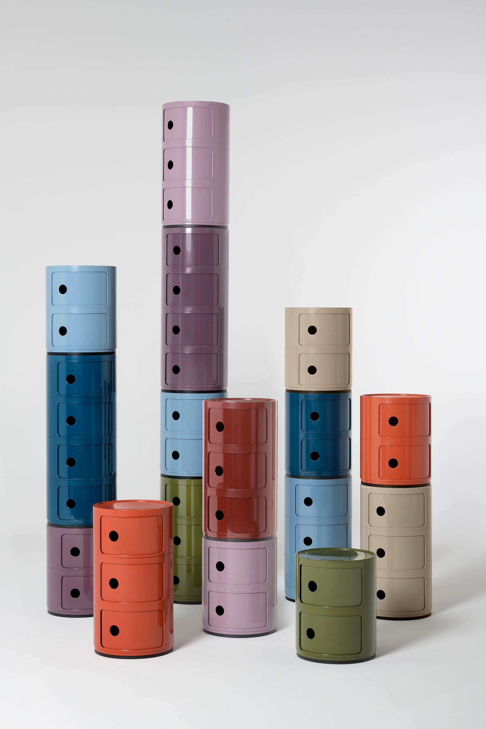 COMPONIBILE 3 ELEMENTI TORTORA LUCIDO	