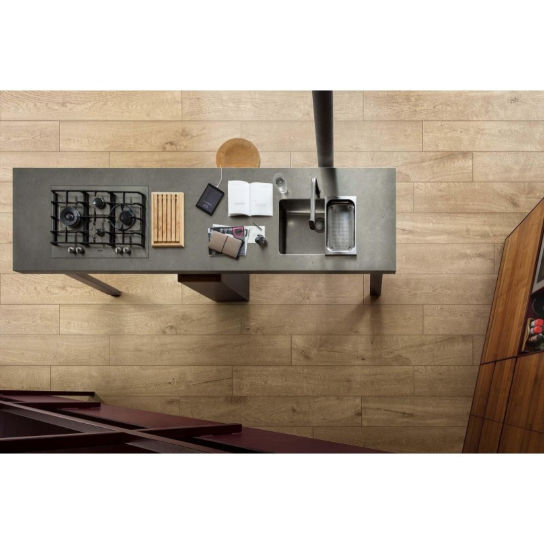 PAVIMENTO E RIVESTIMENTO MARAZZI CERAMICA VERO NATURAL 20 x 120 - CONF DA 0,72 MQ