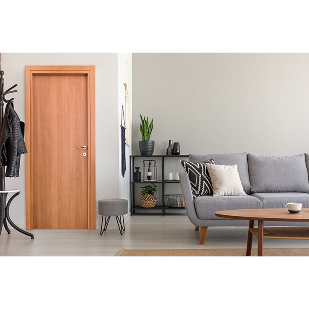 PORTA BASIC NOCE BIONDO BATTENTE - 210 x 60 SINISTRA