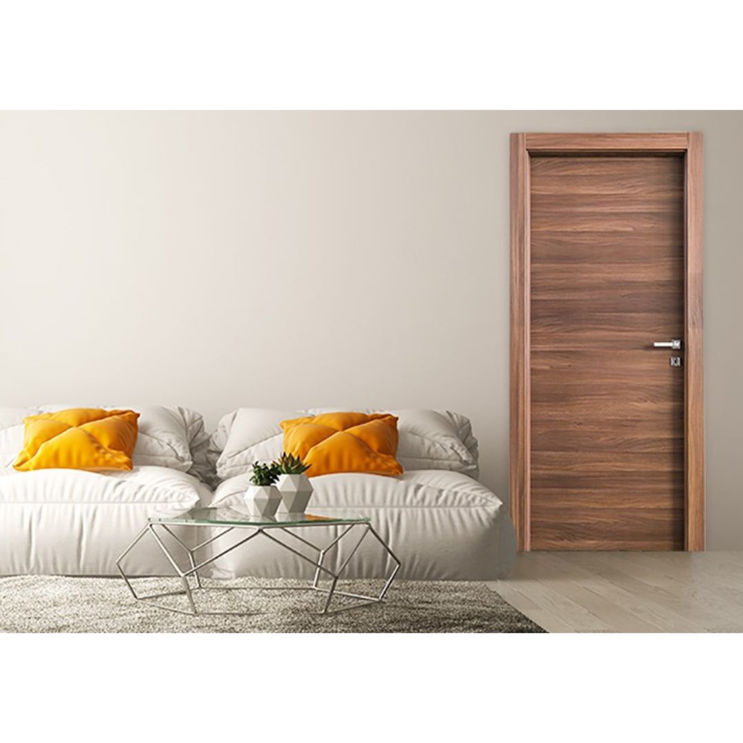 PORTA MATRIX NOCE LEUCA BATTENTE - 210 x 60 SINISTRA