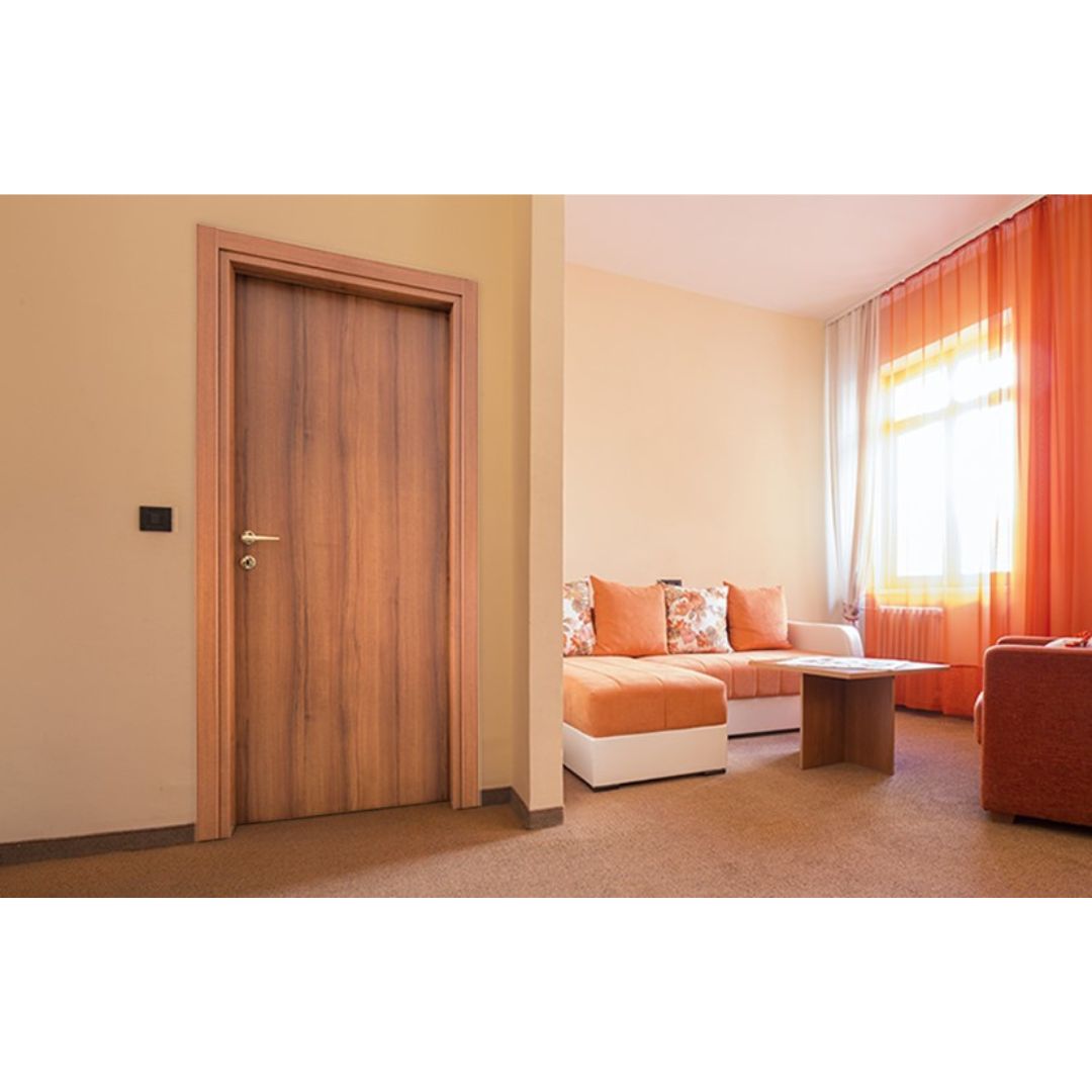 PORTA BASIC NOCE NAZIONALE BATTENTE - 210 x 70 DESTRA