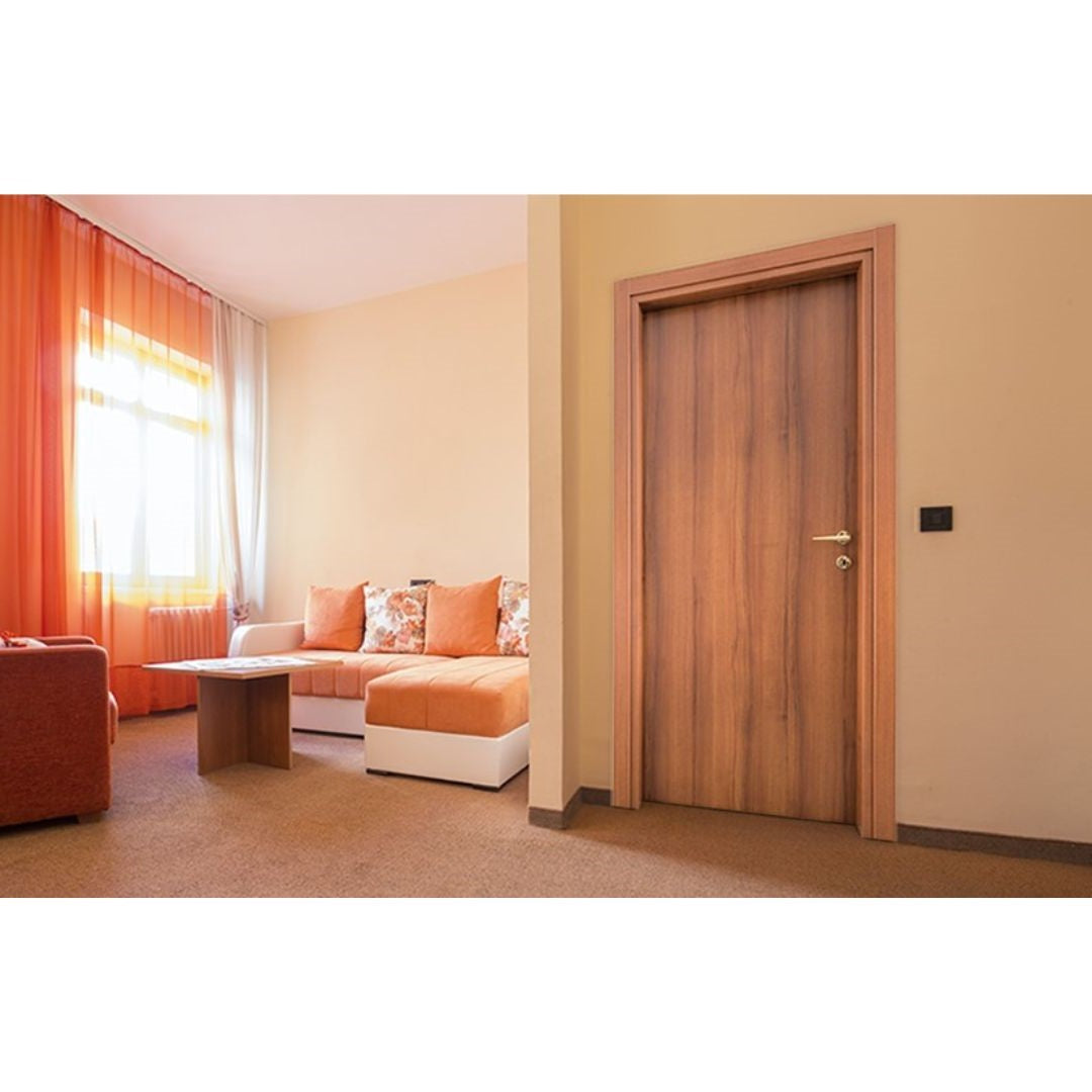 PORTA BASIC NOCE NAZIONALE BATTENTE - 210 x 60 SINISTRA