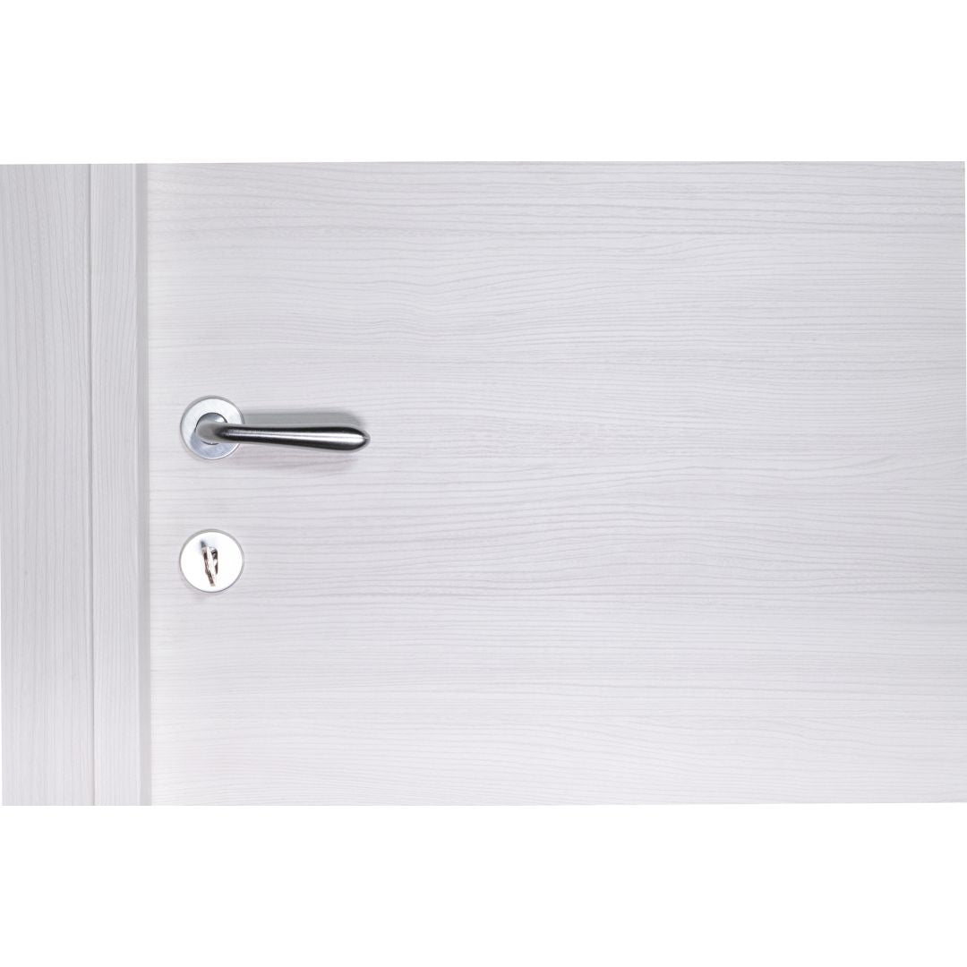 PORTA BATTENTE OLMO BIANCO - 210 x 80 - REVERSIBILE