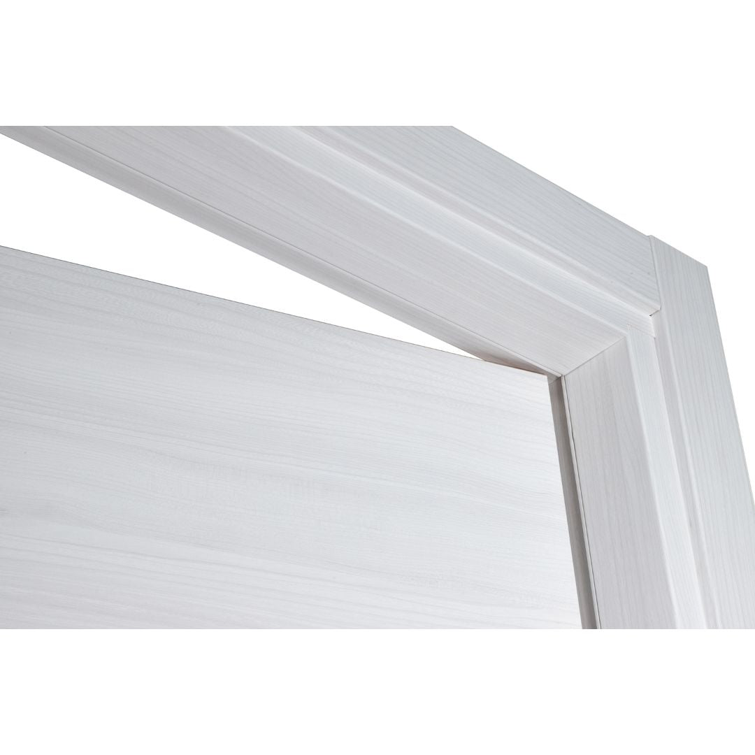 PORTA BATTENTE OLMO BIANCO - 210 x 80 - REVERSIBILE