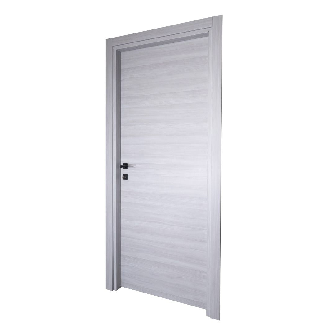 PORTA BATTENTE OLMO GRIGIO - 210 x 70 - REVERSIBILE