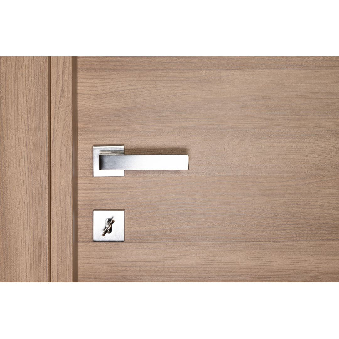 PORTA BATTENTE OLMO NOCCIOLA - 210 x 80 - REVERSIBILE