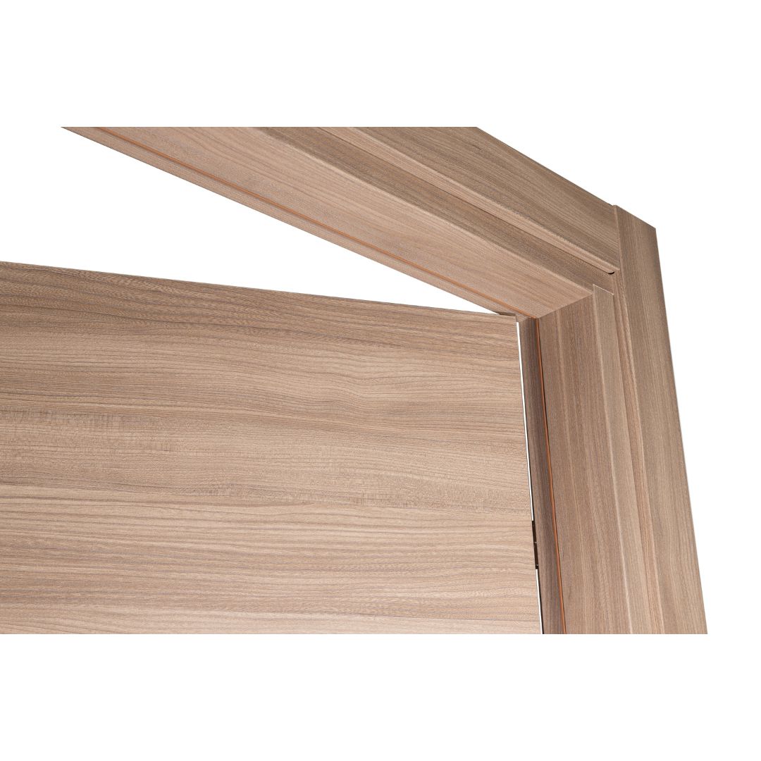 PORTA BATTENTE OLMO NOCCIOLA - 210 x 80 - REVERSIBILE