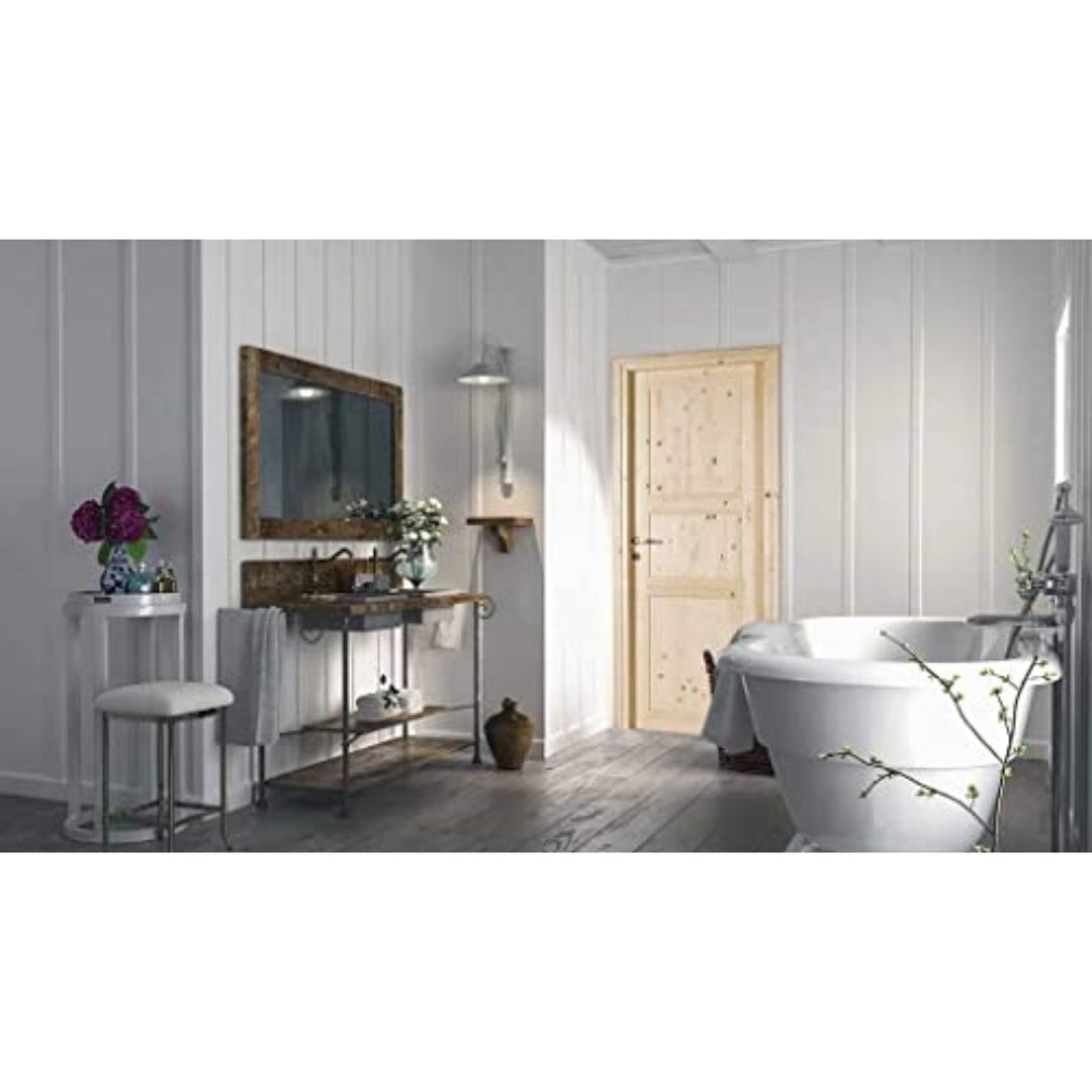 PORTA ABETE GREZZO BATTENTE - 200 x 80 - REVERSIBILE 