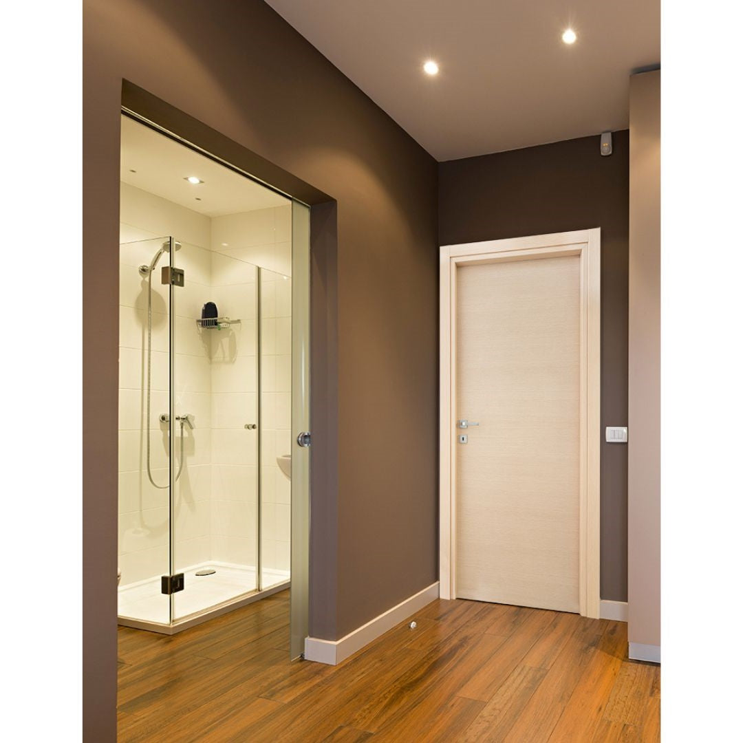 PORTA BASIC ROVERE SBIANCATO BATTENTE - 210 x 60 DESTRA