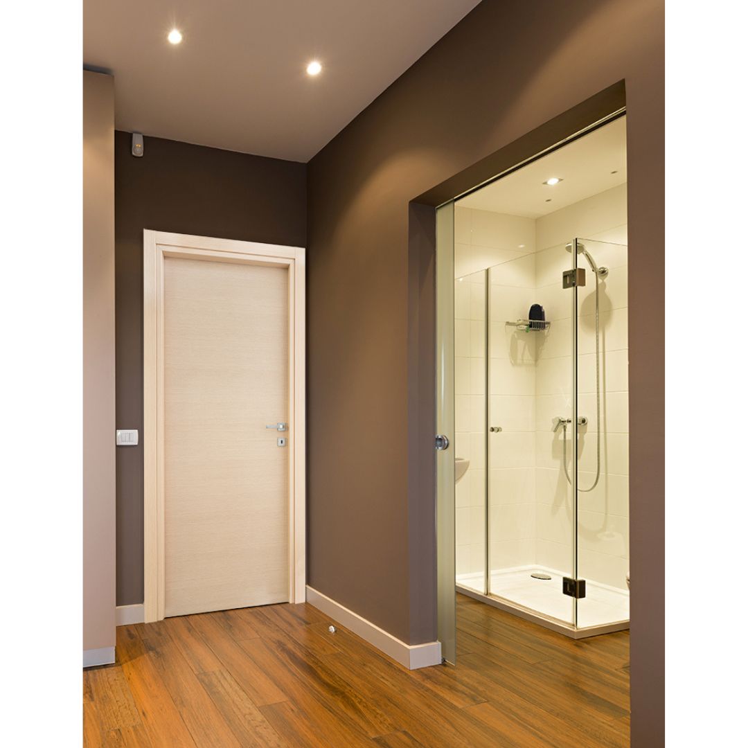 PORTA BASIC ROVERE SBIANCATO BATTENTE - 210 x 70 SINISTRA