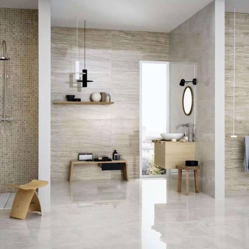 PAVIMENTO E RIVESTIMENTO MARAZZI CERAMICA ALLMARBLE STATUARIO LUX 60 X 120 - CONF. DA 1,44 MQ